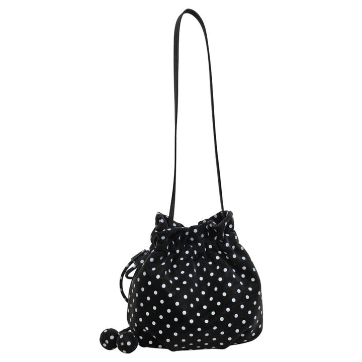 Playful Polka Dot Drawstring Crossbody Bag Kalsten