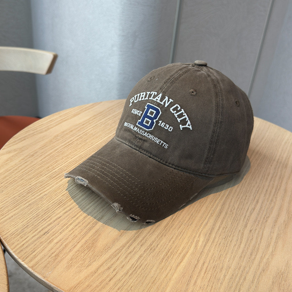 Men's Distressed Cotton Baseball Cap Kalsten 1784270269