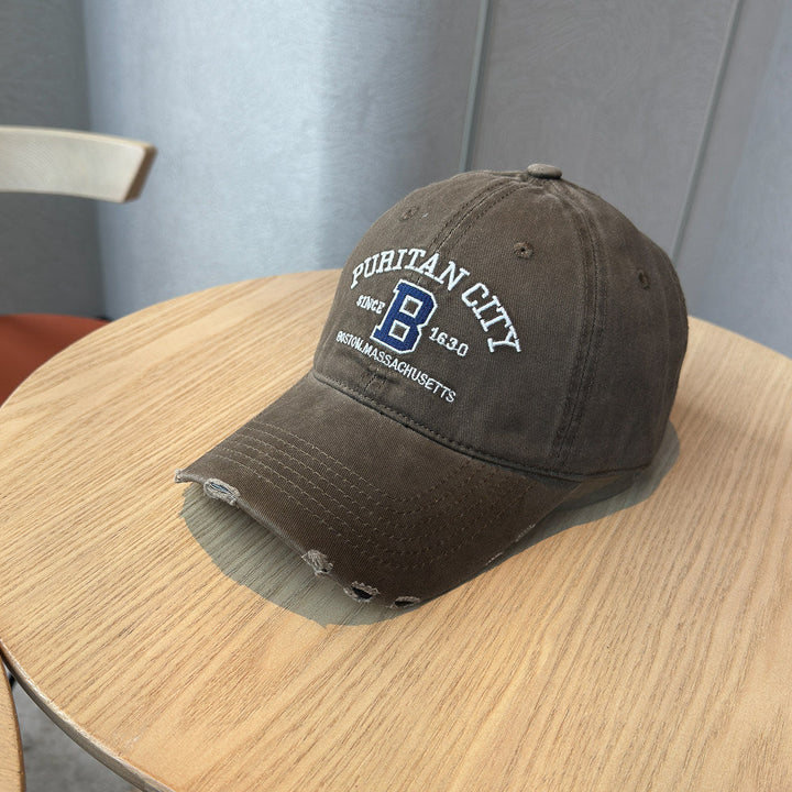 Men's Distressed Cotton Baseball Cap Kalsten 1784270269