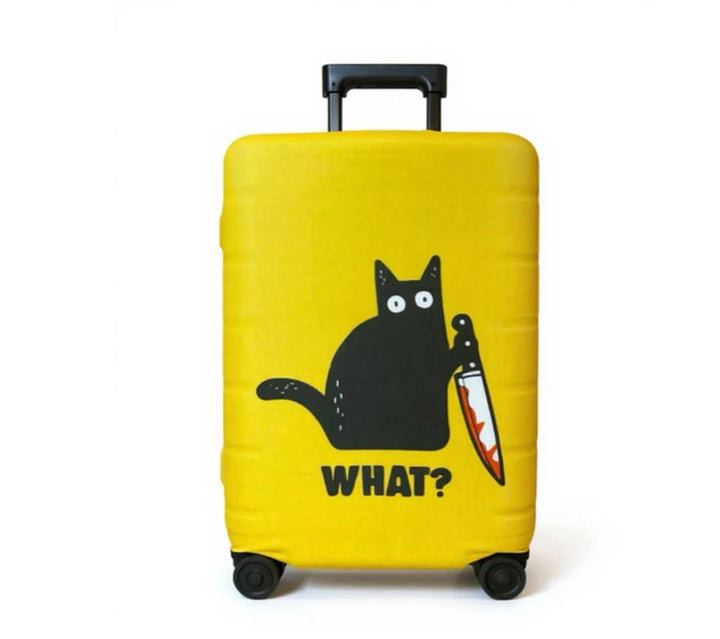 Unisex nan elastic suitcase cover with 3D dog design for trolley, stretchy and scratch-resistant Kalsten