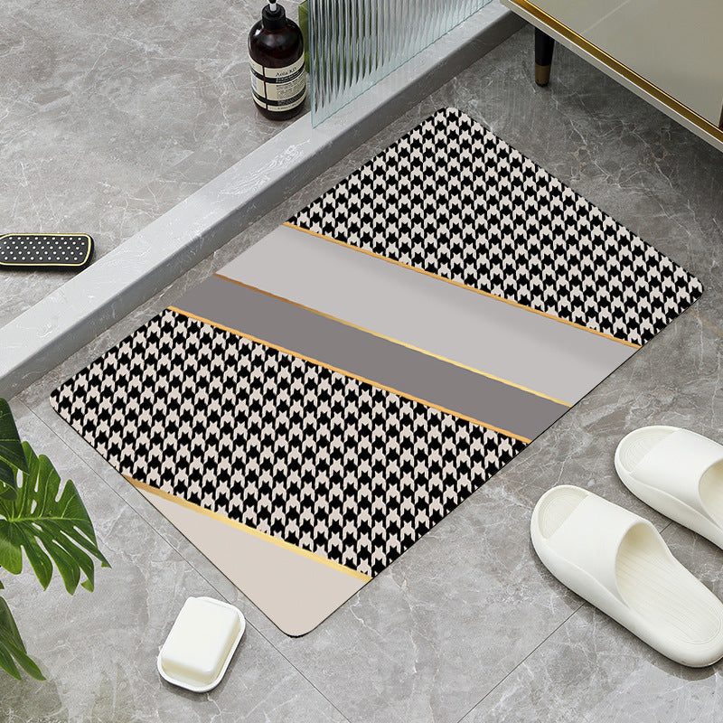 Modern Minimalist Bathroom Mat Kalsten