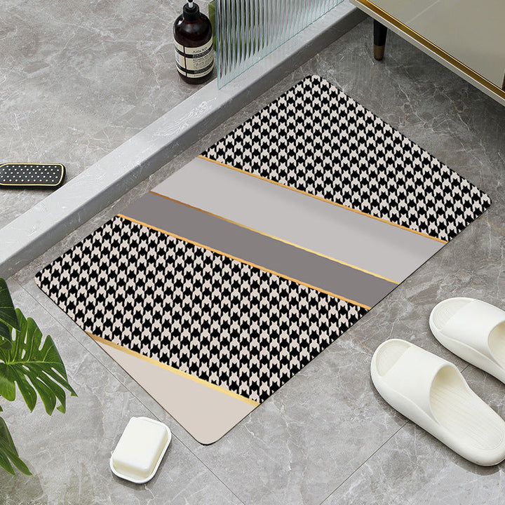 Modern Minimalist Bathroom Mat Kalsten