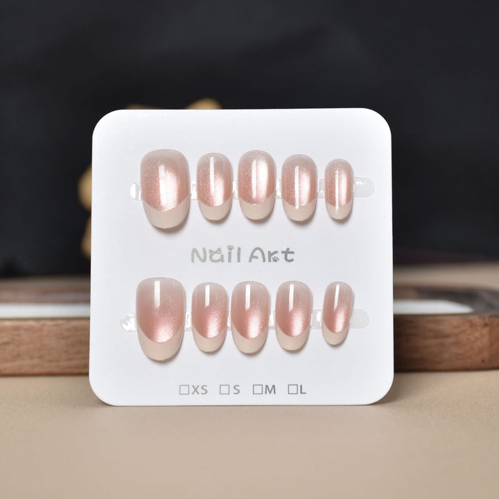 Luxury French Tip Press-On Nails Kalsten