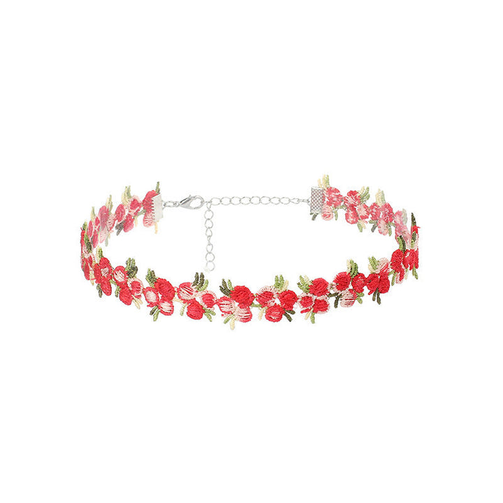 Floral Choker Necklace Kalsten
