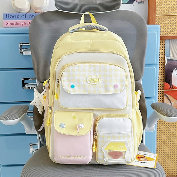 Multi-Functional Cute Character School Backpack