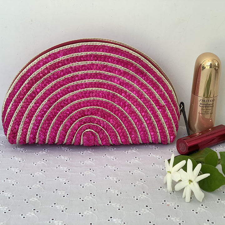 Cosmetic bag in elegant half-moon design Kalsten