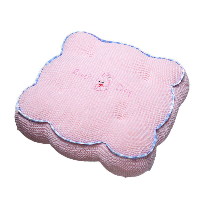 Plush seat cushion with flower pattern Kalsten