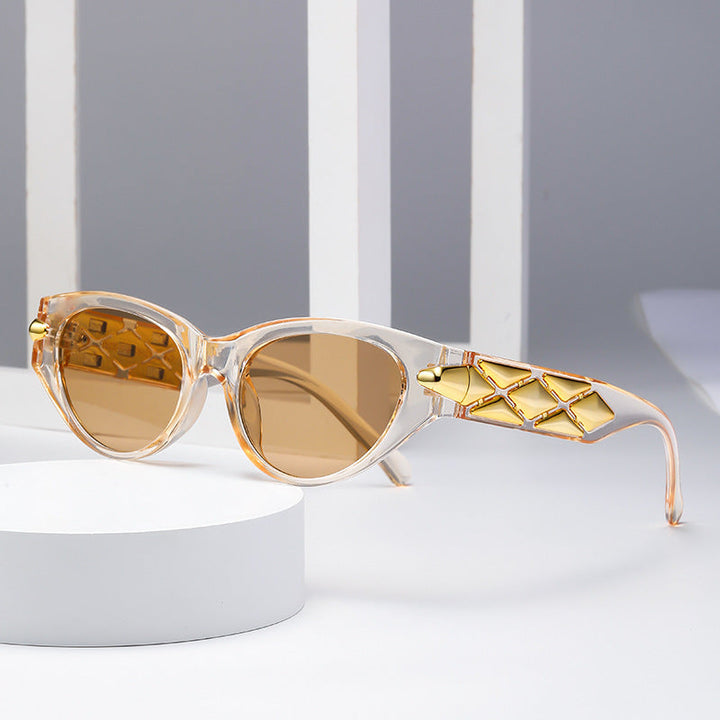 Women's Cat-Eye Sunglasses with Luxurious Accents and Unique Design Kalsten