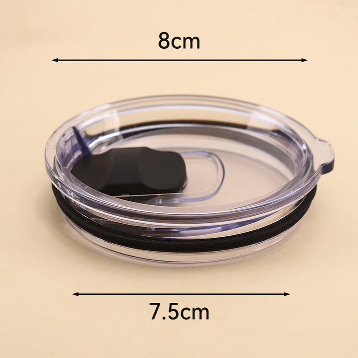 Spillproof Replacement Insulated Tumbler Lid With Silicone Gasket Flip Drinking Cover