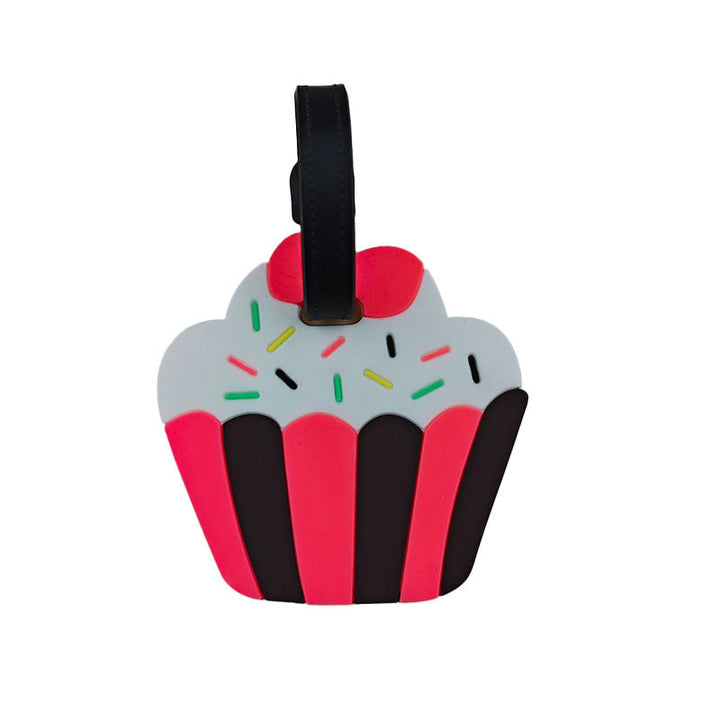 Unisex Luggage Tag in Cupcake Design Kalsten