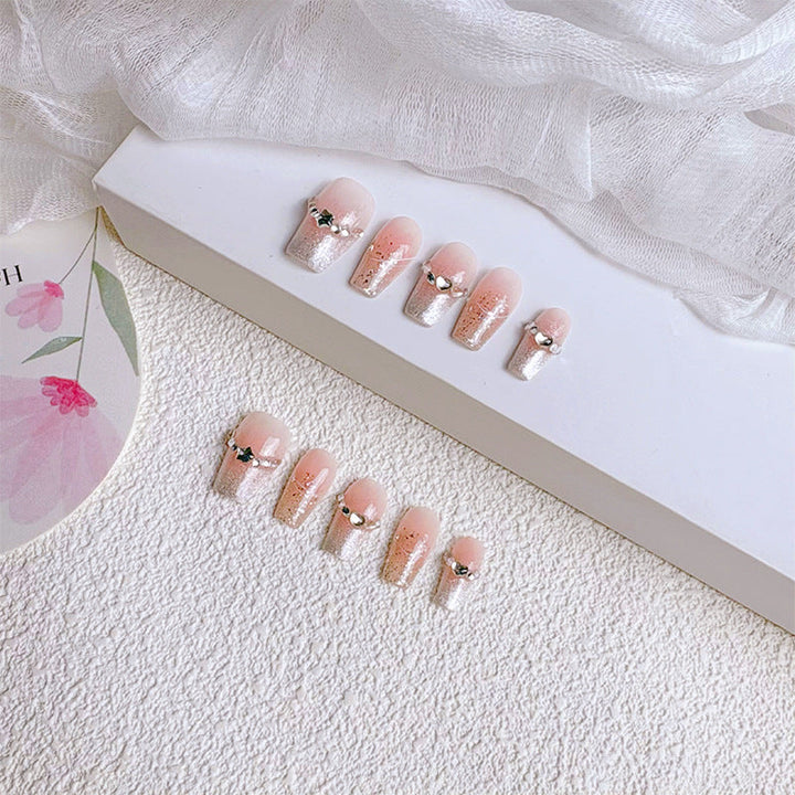 Elegant French Tip Press-On Nails Kalsten