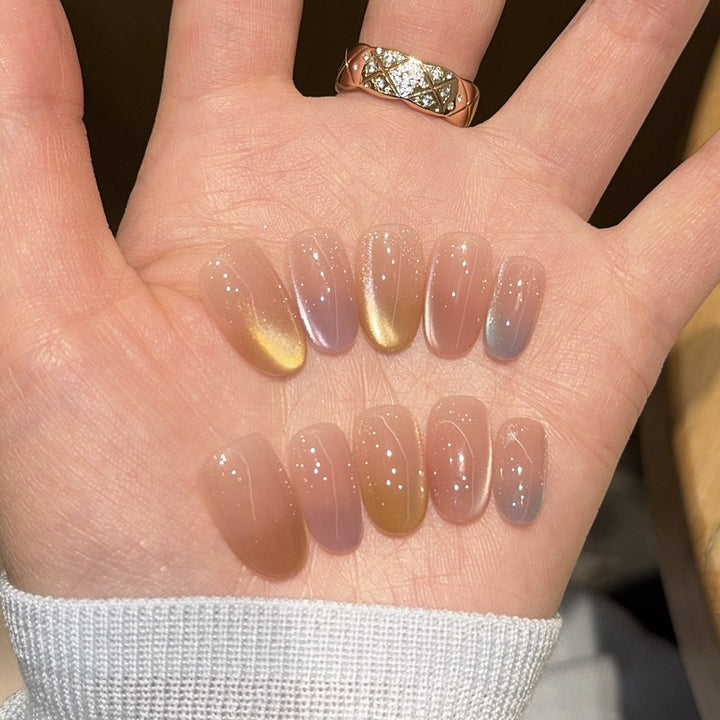 Acrylic Nail Set with Gradient Kalsten