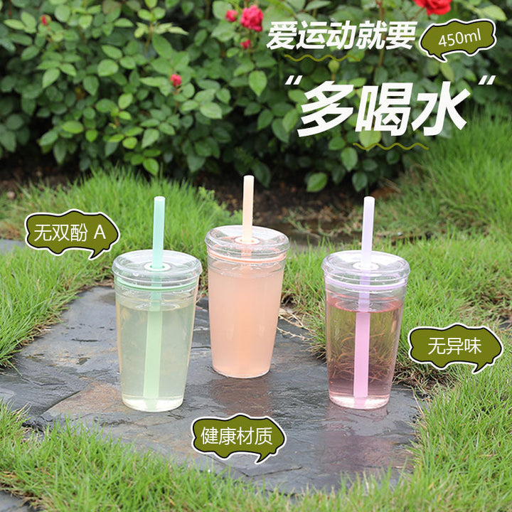 Ladies Insulated Drinking Cup with Sturdy Silicone Straw Kalsten