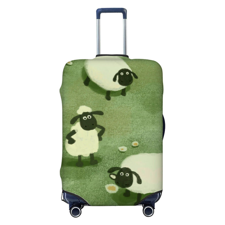Ladies nan elastic suitcase cover with motif print, water-repellent and tear-resistant, with handle and telescopic opening Kalsten