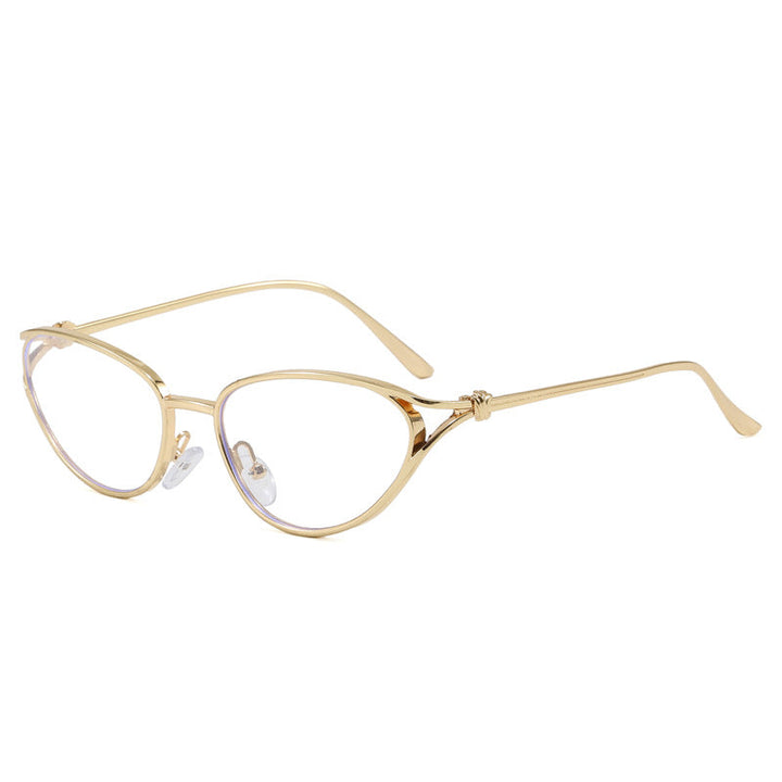 Trendy Cat-Eye Sunglasses with Metallic Frame Kalsten