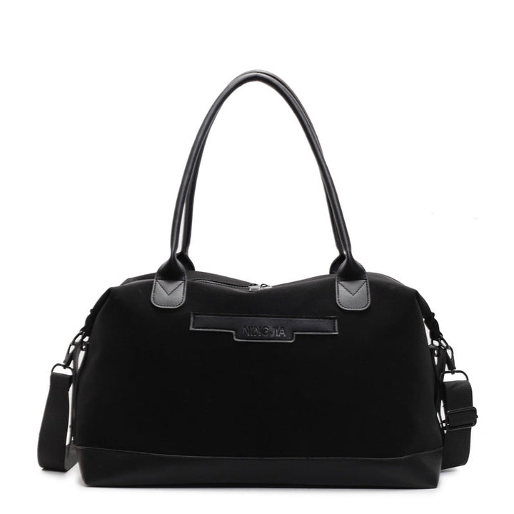 Elegant Leather Travel Duffle