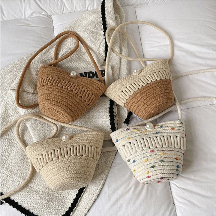 Playful Crossbody Bag Made of Braided Material Kalsten