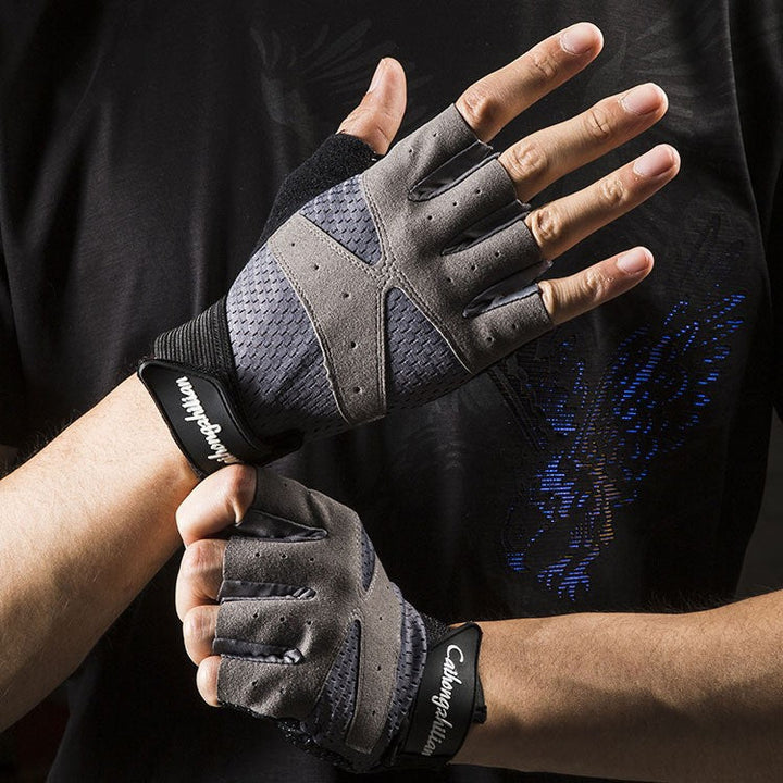Women's fitness gloves with non-slip palm and breathable mesh Kalsten