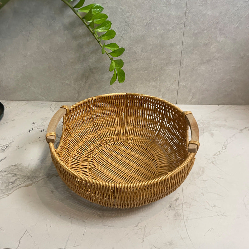 Women Round Handmade Basket Kalsten