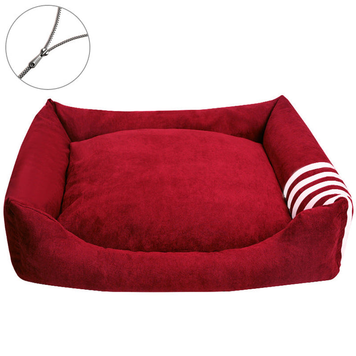 Cozy Bolstered Dog Bed