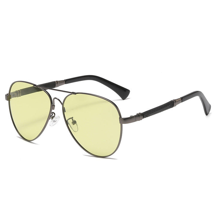 Women's aviator sunglasses with elegant metallic frame and UV protection Kalsten