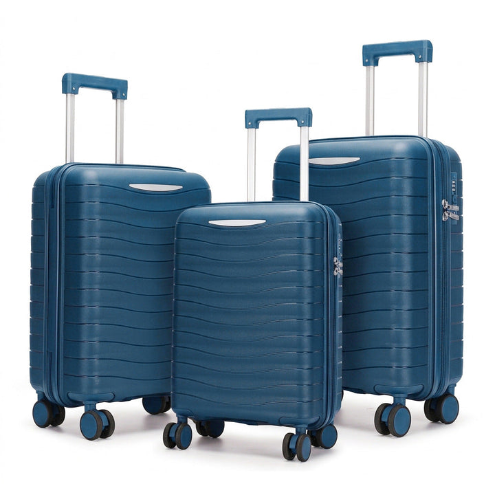 Hard Shell Suitcase Set with Innovative Pocket Organization Kalsten
