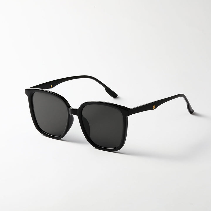 Women's stylish square sunglasses with clear frame and polarized lenses Kalsten