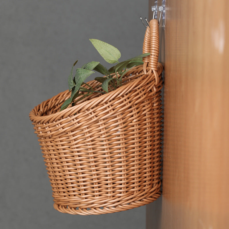 Handcrafted Wicker Storage Basket Kalsten