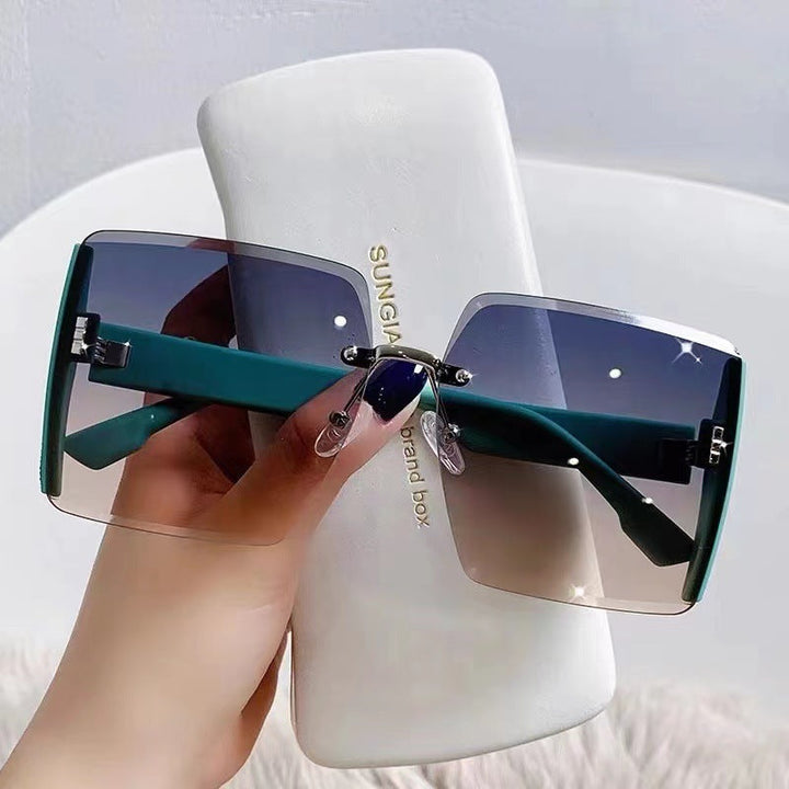 Women's oversized square sunglasses with UV protection Kalsten