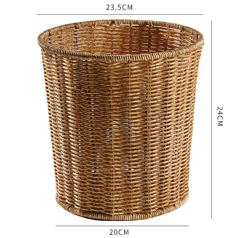 Unisex High-quality decorative storage basket with natural rattan structure Kalsten