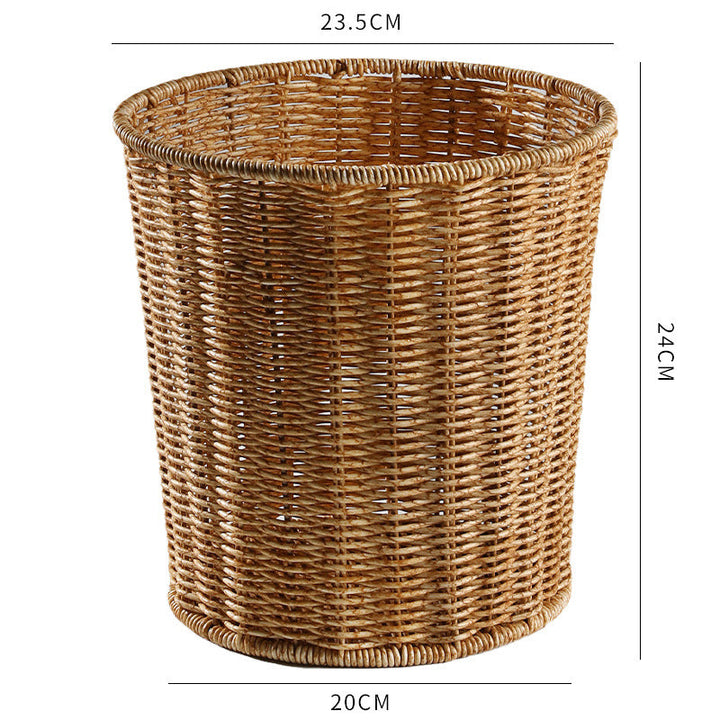 Unisex High-quality decorative storage basket with natural rattan structure Kalsten