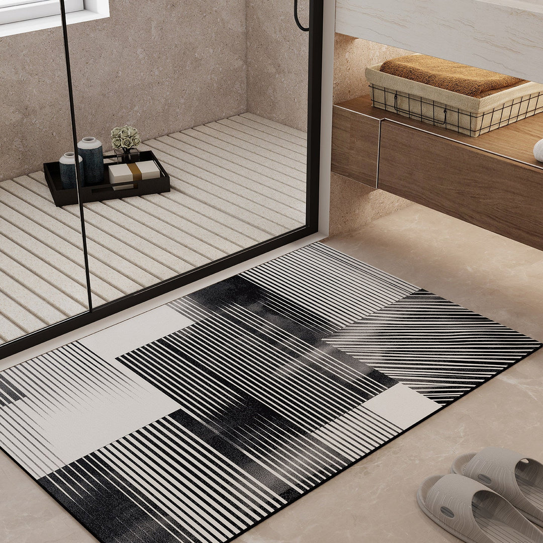 Geometric Pattern Bath Mat Kalsten
