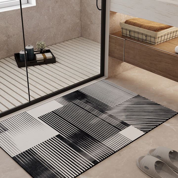 Geometric Pattern Bath Mat Kalsten