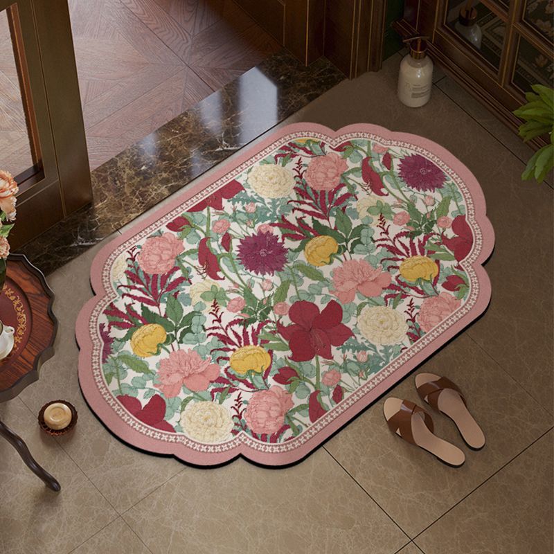 Floral Decorative Bath Mat Kalsten