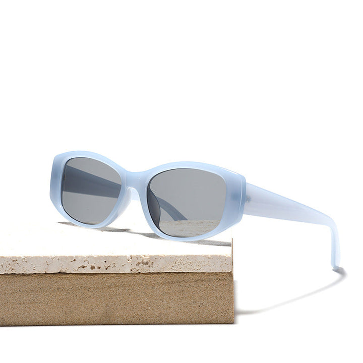 Ladies fashionable cat eye sunglasses with holographic design Kalsten