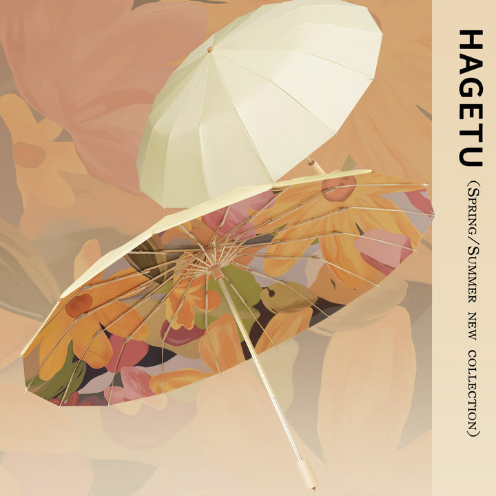 Ladies Folding Umbrella with Playful Animal Design Kalsten