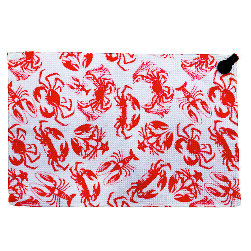 Towel with modern circular pattern Kalsten