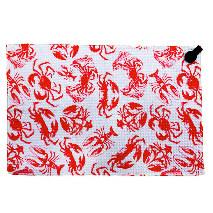 Towel with modern circular pattern Kalsten