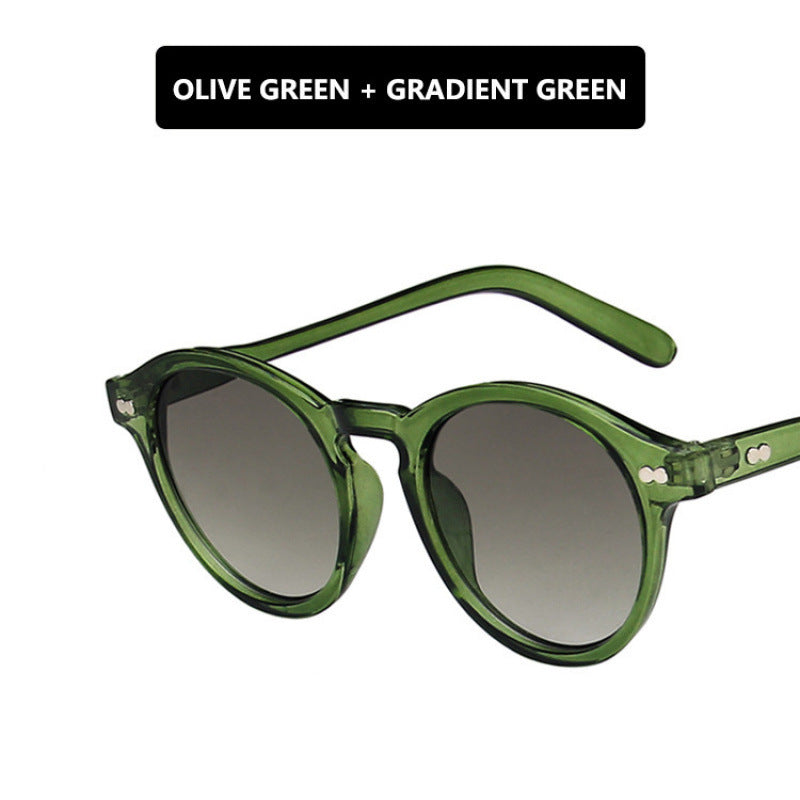 Women's fashionable round sunglasses Kalsten