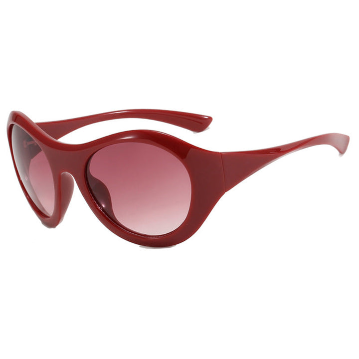 Ladies retro-inspired sunglasses with oversized frame and protective lenses Kalsten