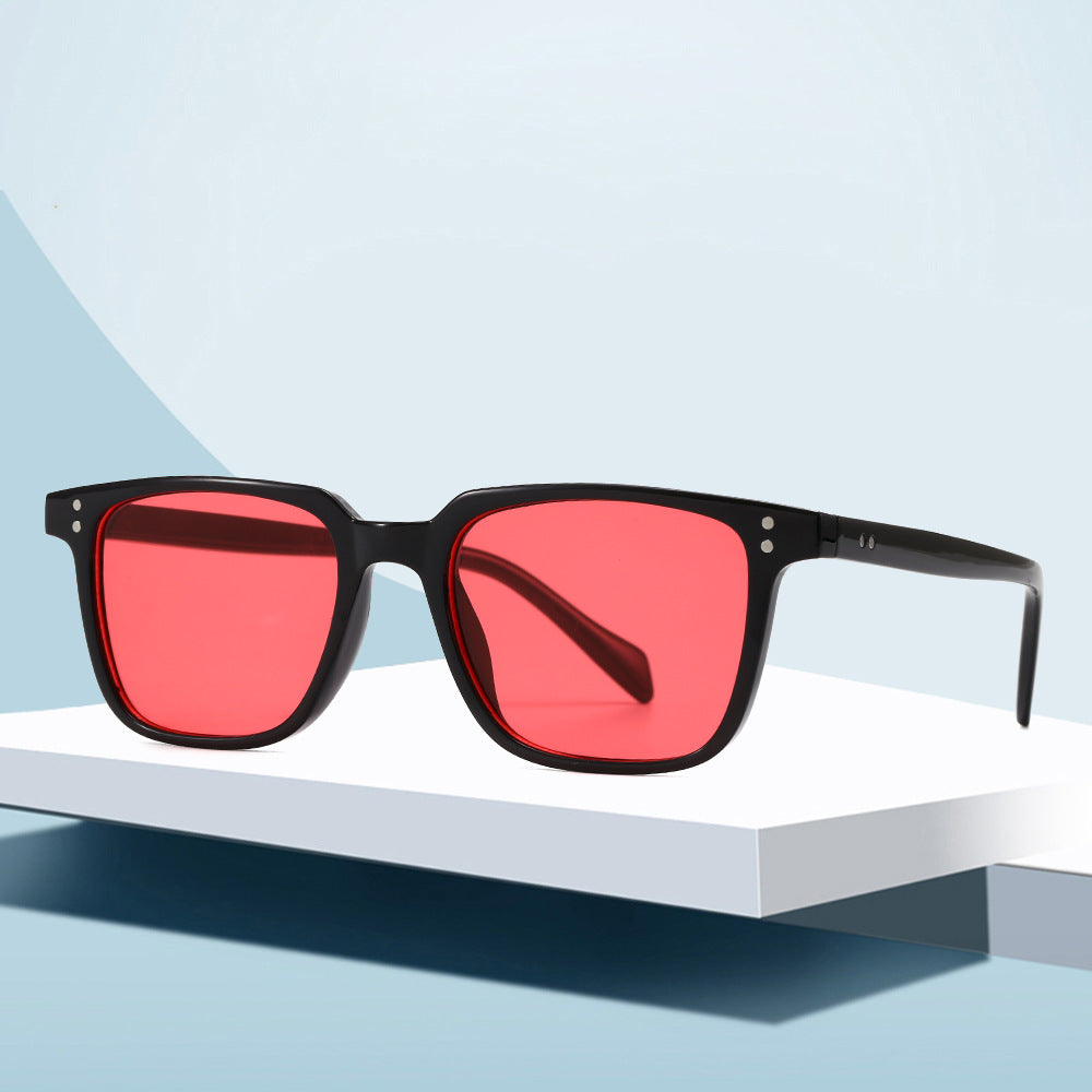 Ladies fashionable square sunglasses with unique lenses Kalsten