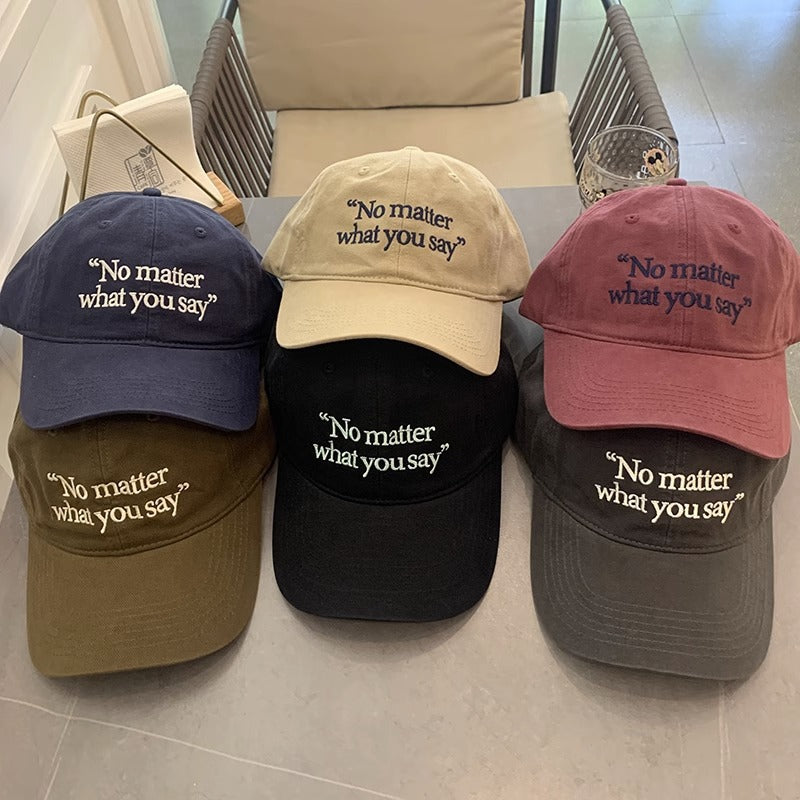Women's Embroidered Motivational Phrase Baseball Cap Kalsten