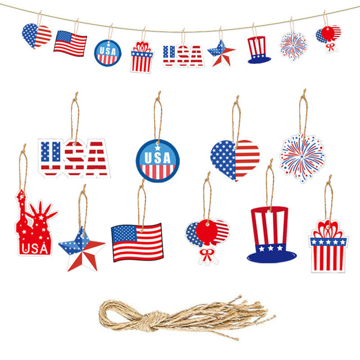 Unisex nan novelty patriotic party glasses assortment with themed foam toppers and mixed star and heart lens shapes Kalsten