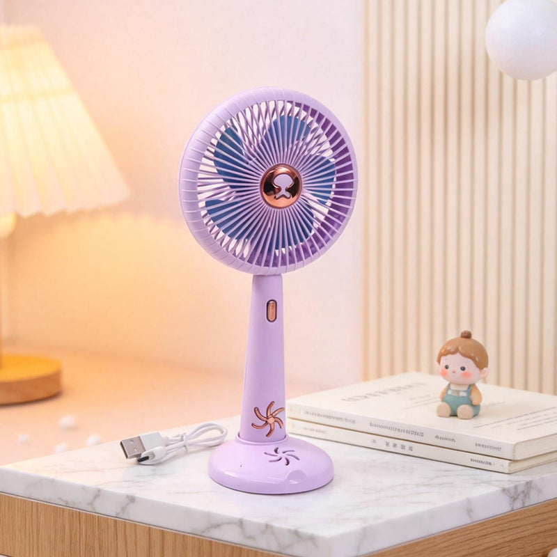 Cooling rechargeable handheld and tabletop fan with detachable base and USB charging Kalsten