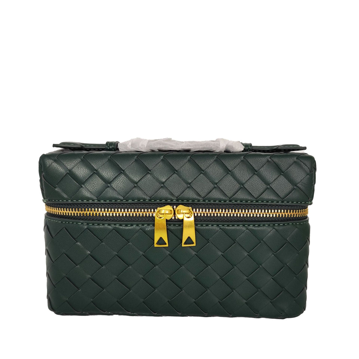 Woven Leather Cosmetic Case Acalora