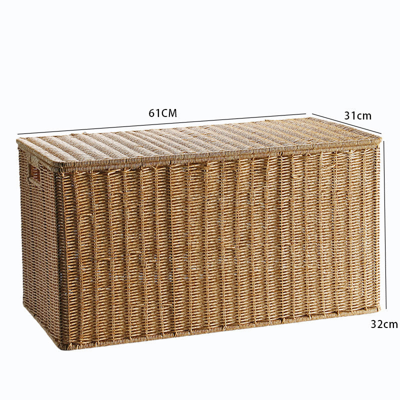 Crafted Wicker Storage Chest Kalsten