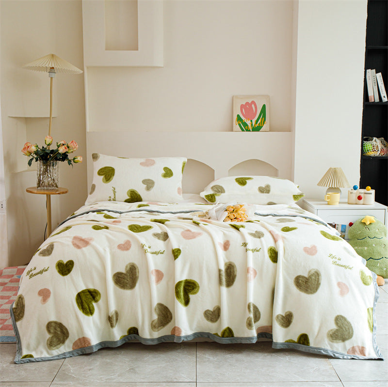 Women Patterned Blanket made of Soft Cotton Kalsten