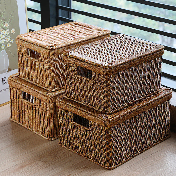 Natural Woven Storage Chest Kalsten