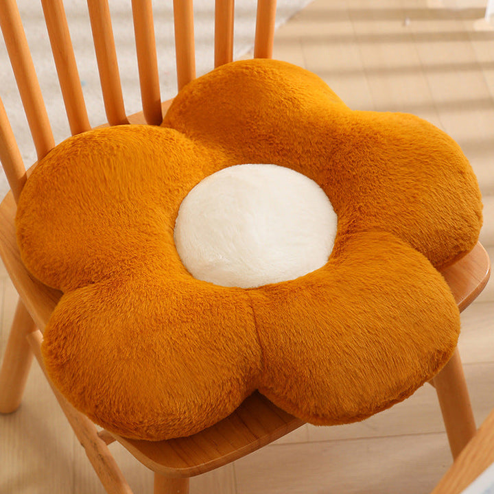 Plush seat cushion in flower shape Kalsten
