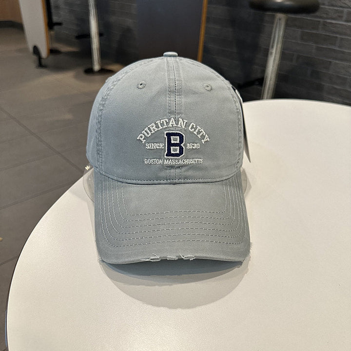 Men's Vintage-Inspired Embroidered Baseball Cap Kalsten